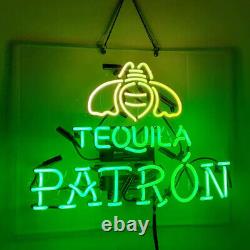 Tequila Patron Neon Light Sign 20x16 Lamp Bar Man Cave Beer Artwork Decor Gift