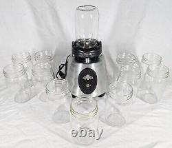 Tequila Patron Promation 16 Oz Oster Glass Mason Jar Blender