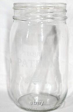 Tequila Patron Promation 16 Oz Oster Glass Mason Jar Blender