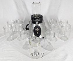 Tequila Patron Promation 16 Oz Oster Glass Mason Jar Blender