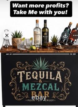 Tequila Portable Bar Events Catering Bar Bartender Bar Branding Event Mezcal