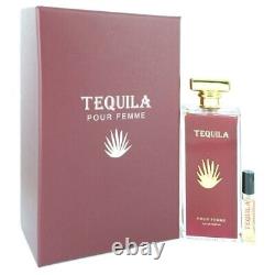 Tequila Pour Femme Red Eau De Parfum Spray + Free. 17 Oz Mini Edp Spray 3.3 O