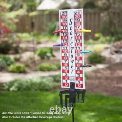 Tequila Shot Cornhole Set Skips Garage Lime Design 2x4 Boards Outdoor Game