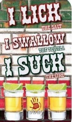 Tequila Shots Colorized 1 oz Silver Bar by Black Hand Bullion with COA