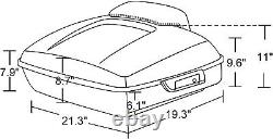 Tequila Sunrise Chopped Tour Pack Fits 97+ Harley Touring Street Road King Glide