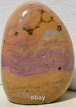 Tequila Sunrise Ocean Jasper Polished Standing Freeform Specimen Display 8491