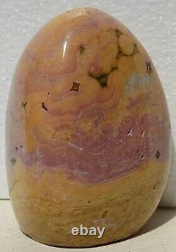 Tequila Sunrise Ocean Jasper Polished Standing Freeform Specimen Display 8491