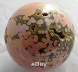 Tequila Sunrise Ocean Jasper Sphere Marble 55mm 2 1/8'' From Madagascar 6460