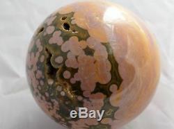 Tequila Sunrise Ocean Jasper Sphere Marble 55mm 2 1/8'' From Madagascar 6460