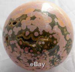 Tequila Sunrise Ocean Jasper Sphere Marble 55mm 2 1/8'' From Madagascar 6460