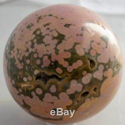 Tequila Sunrise Ocean Jasper Sphere Marble 55mm 2 1/8'' From Madagascar 6460