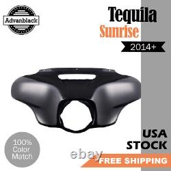 Tequila Sunrise Outer Fairing Batwing Cowl For Harley Electra Street Glide Ultra