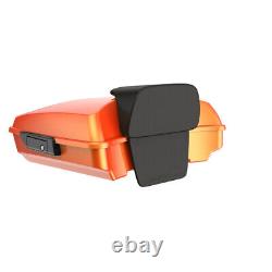 Tequila Sunrise Razor Tour Pack Pak Luggage Backrest Top Box Fits Harley 97+