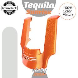 Tequila Sunrise Rear Fender Stretched Filler Extension For Harley Touring 09+