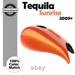 Tequila Sunrise Stretched Extended Tank Cover Fits Harley Street Road 09+