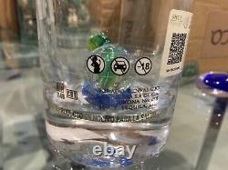 Tequila Tres Cuatro Y Cinco Extra Anejo Empty Hand Blown Bottle Box Stopper