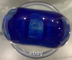 Tequila Tres Cuatro Y Cinco Extra Anejo Empty Hand Blown Bottle Box Stopper
