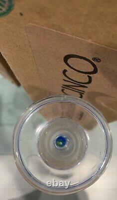 Tequila Tres Cuatro Y Cinco Extra Anejo Empty Hand Blown Bottle Box Stopper
