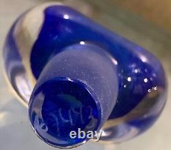 Tequila Tres Cuatro Y Cinco Extra Anejo Empty Hand Blown Bottle Box Stopper