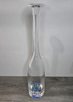 Tequila Tres Cuatro Y Cinco Extra Anejo Empty Hand Blown Bottle No Cap Lid