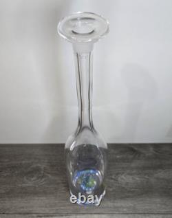 Tequila Tres Cuatro Y Cinco Extra Anejo Empty Hand Blown Bottle No Cap Lid