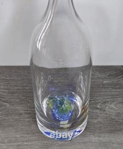 Tequila Tres Cuatro Y Cinco Extra Anejo Empty Hand Blown Bottle No Cap Lid
