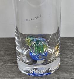 Tequila Tres Cuatro Y Cinco Extra Anejo Empty Hand Blown Bottle No Cap Lid