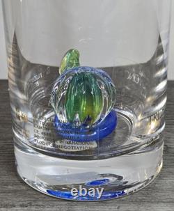 Tequila Tres Cuatro Y Cinco Extra Anejo Empty Hand Blown Bottle No Cap Lid