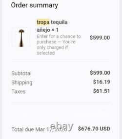 Tequila-Tropa Tequila Anejo Limited Edition Art Series 1 Nikolai Haas Silly/300