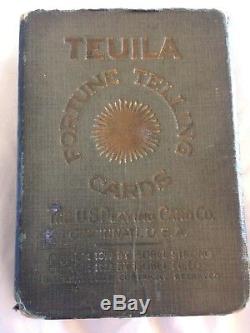 Tequila fortune telling cards 1923 vintage Tarot cards oracle cards