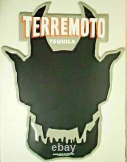 Terremoto Tequila Devil Chalkboard Bar Beer Mancave Metal Tin Sign