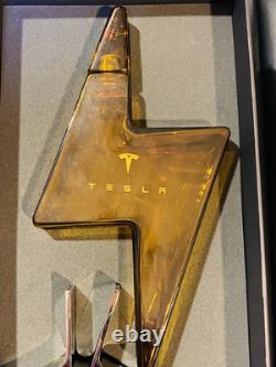Tesla Decanter Tequila Stand & Box Limited Edition Empty Bottle No Alcohol MIB