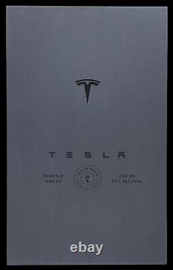 Tesla Empty Lightning Tequila Bottle Boxed