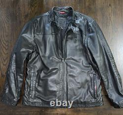 Tesla Leather Modena Jacket Rare Limited Edition Genuine Mens XL (elon Tequila)