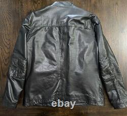 Tesla Leather Modena Jacket Rare Limited Edition Genuine Mens XL (elon Tequila)