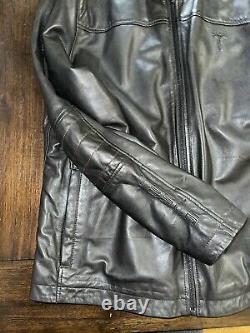 Tesla Leather Modena Jacket Rare Limited Edition Genuine Mens XL (elon Tequila)