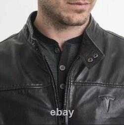 Tesla Leather Modena Jacket Rare Limited Edition Genuine Mens XL (elon Tequila)