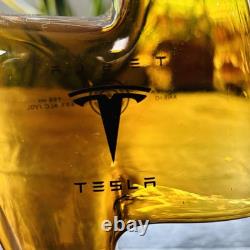 Tesla Lightning Tequila Glass Decanter & Stand Limited Edition Empty No Alcohol
