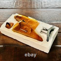 Tesla Lightning Tequila Glass Decanter & Stand Limited Edition Empty No Alcohol