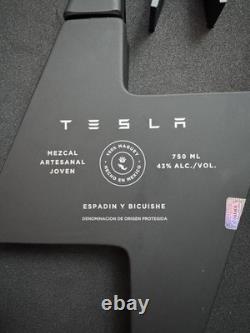 Tesla Mezcal Tequila Collector Bottle Matte Black