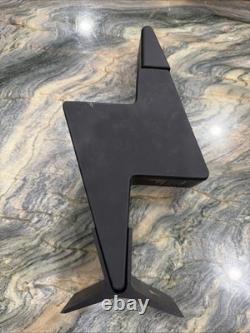 Tesla Mezcal Tequila Collector Bottle Matte Black No Box Used Empty