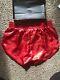 Tesla Red Short Shorts Medium Sold Out Elon Musk New In Black Box Tequila Flame