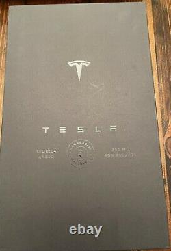 Tesla Tequila Bottle (EMPTY) Collectors Item In Hand Sold Out Online Teslaquila