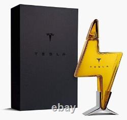Tesla Tequila Decanter WITH Original CARD + box. No alcohol. FREE SHIPPING