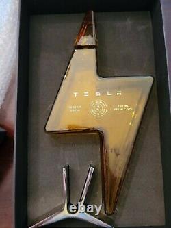 Tesla Tequila EMPTY Bottle with Stand, insert and Box