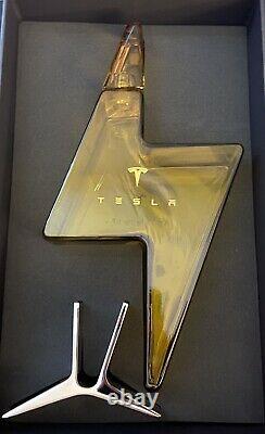 Tesla Tequila EMPTY Bottle with Stand, insert and Box EMPTY BOTTLE