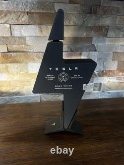 Tesla Tequila Empty Black Bottle Collectible