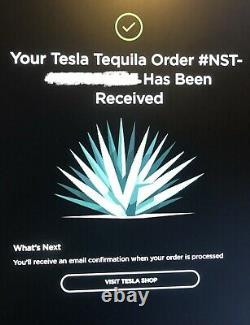 Tesla Tequila Empty Bottle & Bottle Stand Only. Collectors Item Pre-Sale