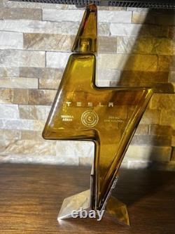 Tesla Tequila Empty Bottle Collectible
