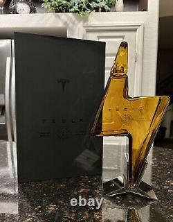 Tesla Tequila Empty Bottle Collectible With Stand And Box (NO ALCOHOL)